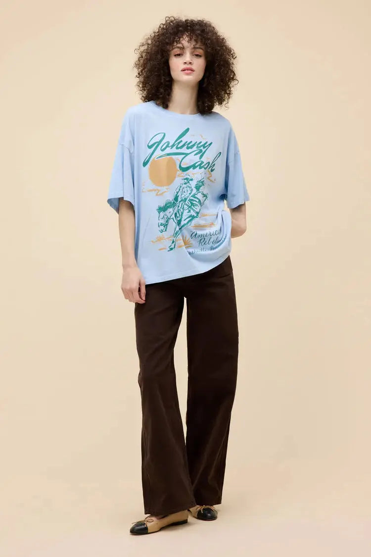 Daydreamer OS tee with bucking horse graphic