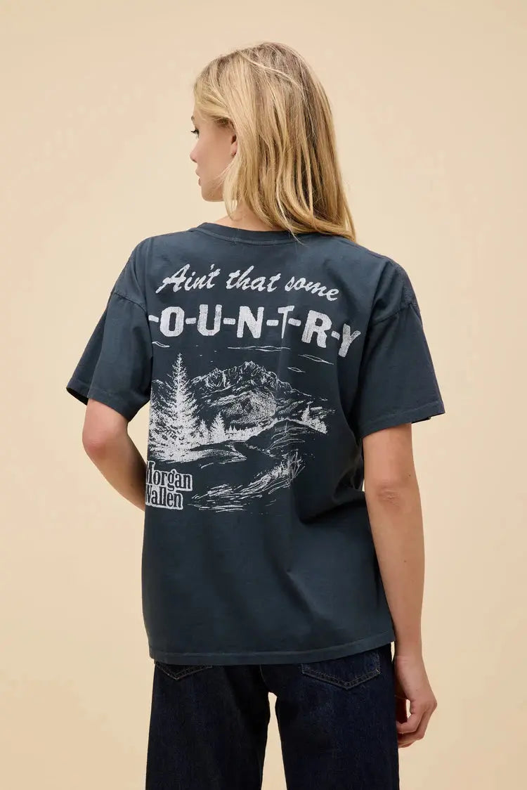 Morgan Wallen Ain't That Some Merch Tee - Vintage Black DAYDREAMER