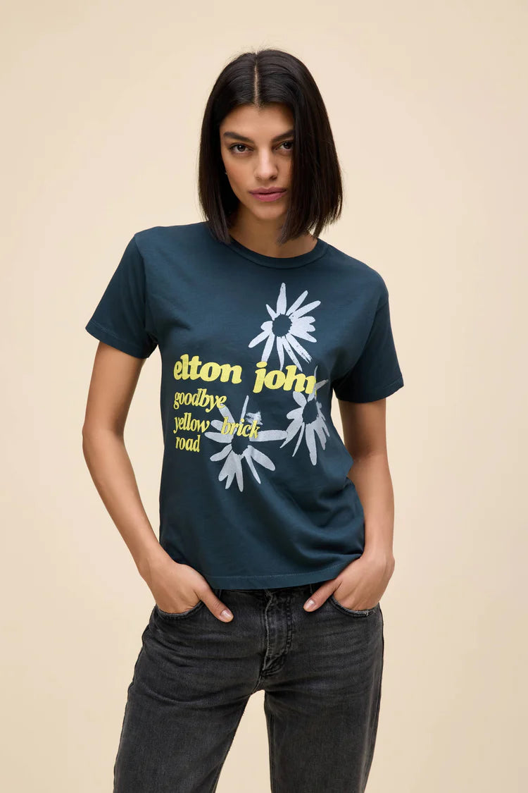 Elton John Yellow Brick Road Ringer Tee