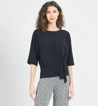 Side Tie Top - Black