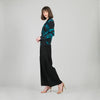 Draped Pleat Top - Floral Eclipse Clara Sun Woo