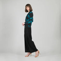 Draped Pleat Top - Floral Eclipse Clara Sun Woo