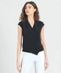 Crossover Faux Wrap Top