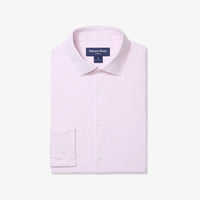 Leeward Dress Shirt - Pink Salt Banker Stripe