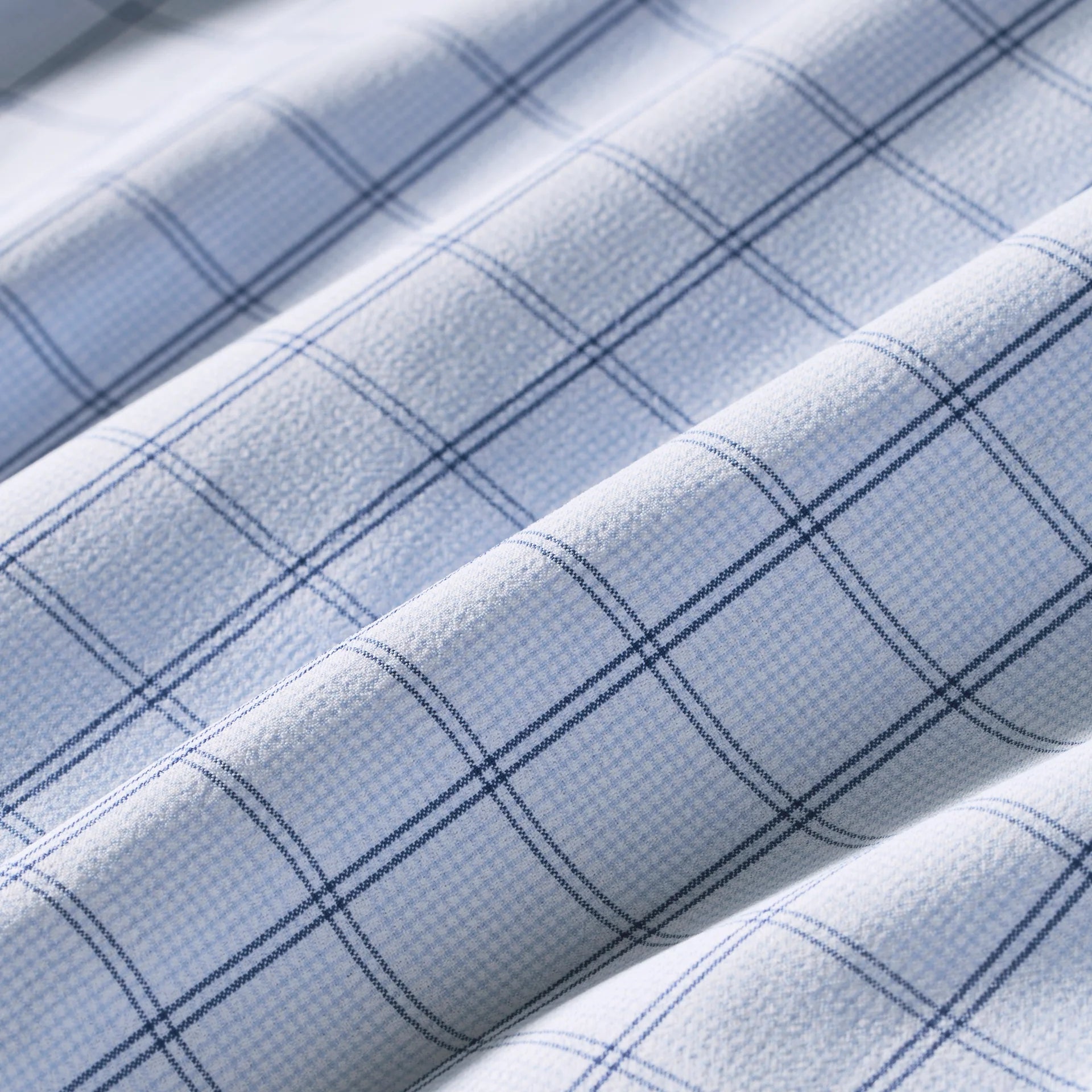 Leeward Dress shirt - Cloud Blue Hampton Plaid