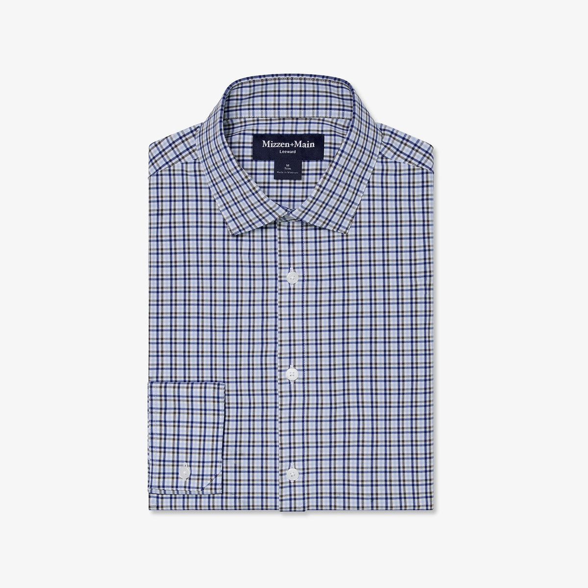 Leeward Dress shirt - Espresso Doug Plaid