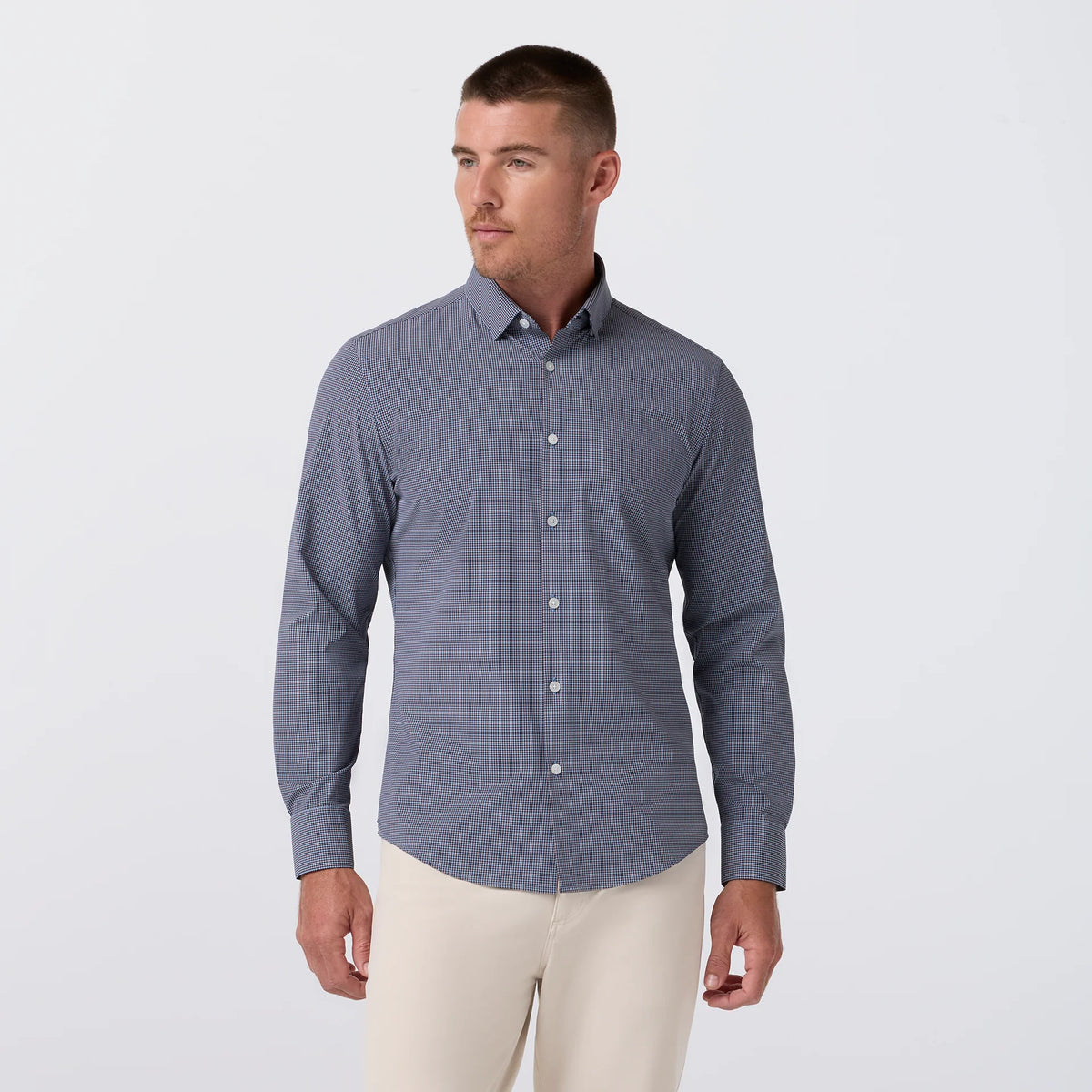 Leeward No Tuck Dress shirt - Thistle Smith Plaid