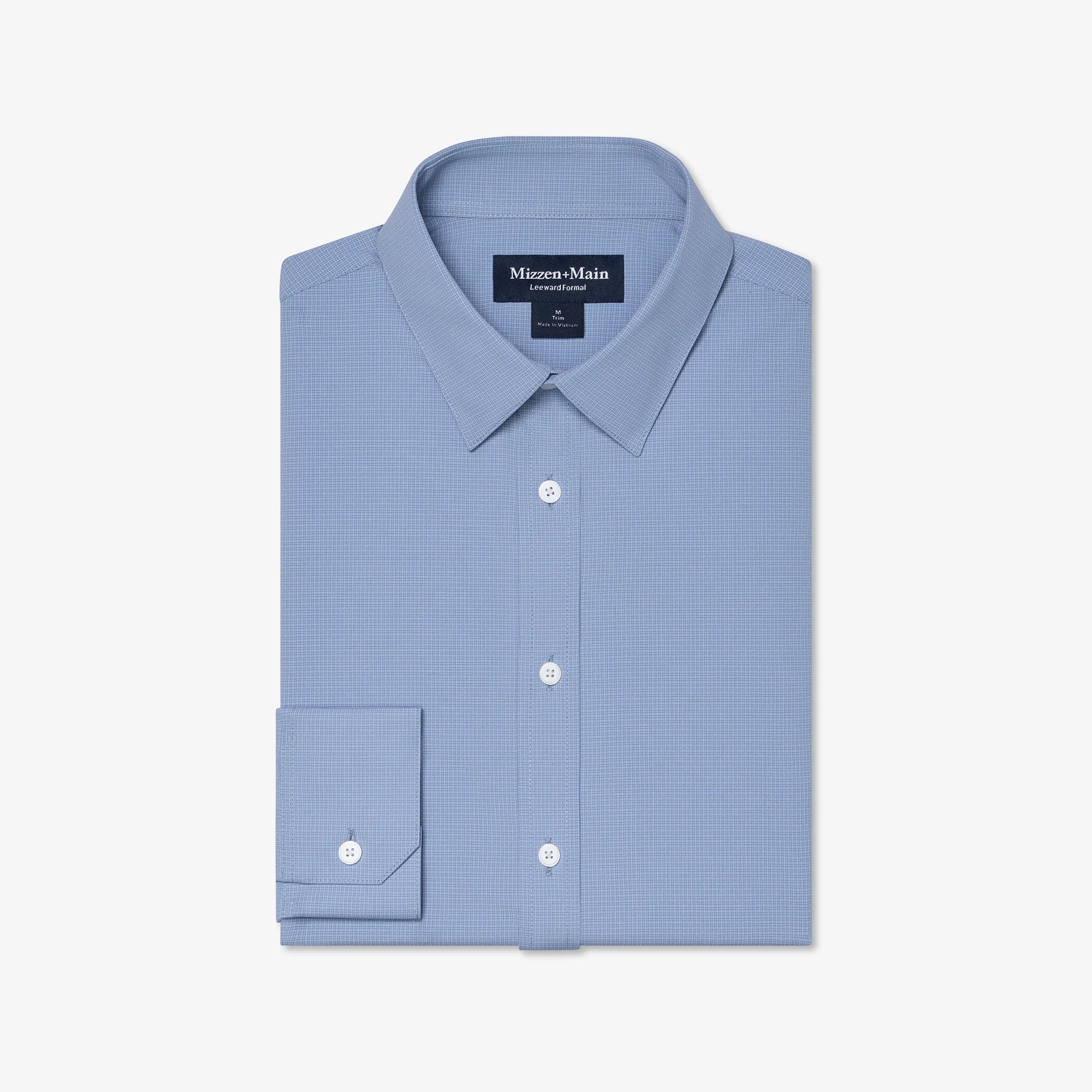 Leeward Dress shirt - Sky Levi Plaid