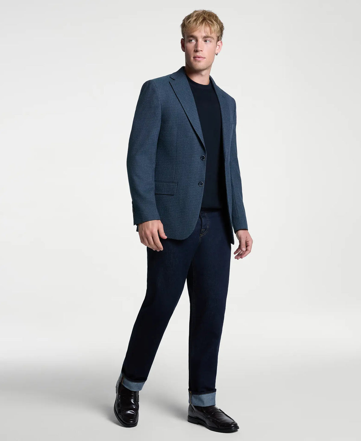 Teal Check Sport Coat