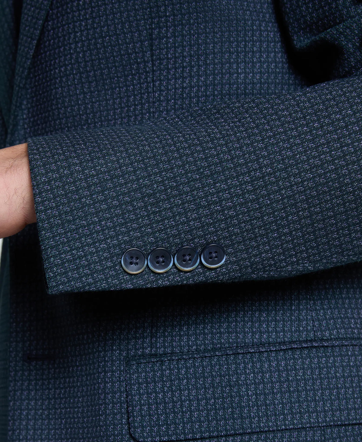 Teal Check Sport Coat