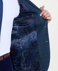 Deep Teal Windowpane Sport Coat