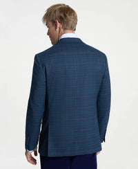 Deep Teal Windowpane Sport Coat