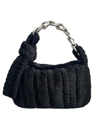 Tres Black Hand Tote