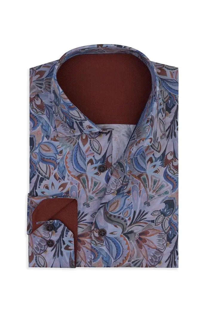 Vintage Floral Paisley Shirt Clothier to The King