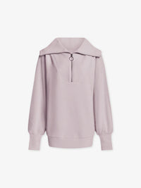 Vine Half-Zip Pullover - Burnished Lilac