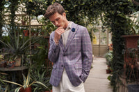 Lilac Plaid Sport Coat