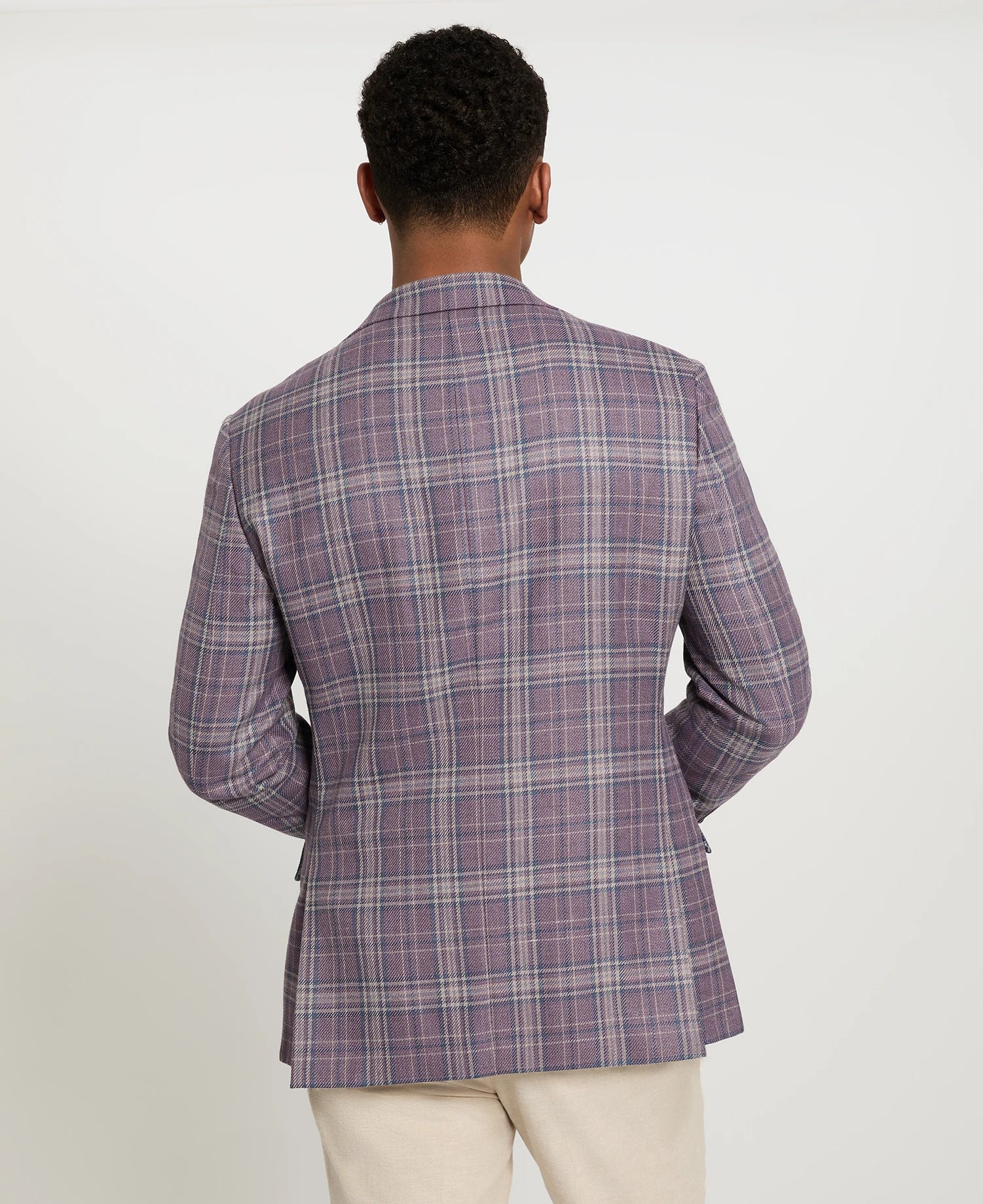Lilac Plaid Sport Coat