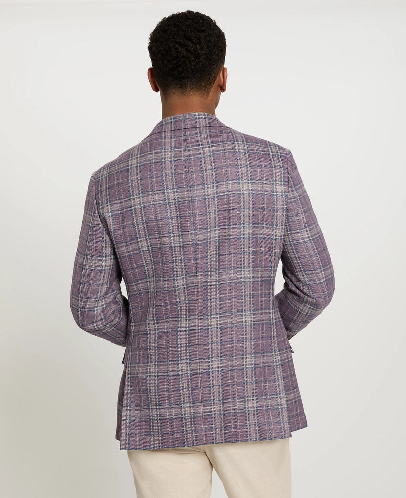 Verdello Midnight Bloom Sport Coat – Navy Floral Notch Lapel