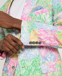 Tropical Floral Linen Sport Coat