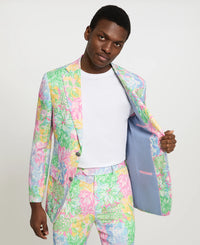 Tropical Floral Linen Sport Coat