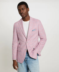 Pink/Blue Window Pane Sport Coat