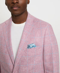 Pink/Blue Window Pane Sport Coat