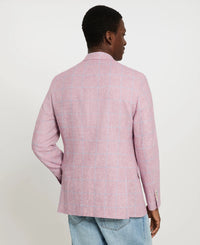 Pink/Blue Window Pane Sport Coat