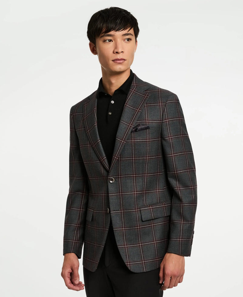 Ashford Windowpane Sport Coat Clothier to The King