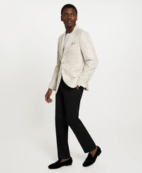 Cream Floral Jacquard Sport Coat