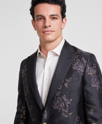 Metallic Floral Jacquard Sport Coat