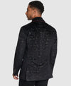 Velvet Metallic Foil Abstract Sport Coat