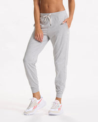 Performance Jogger- Pale Grey Heather