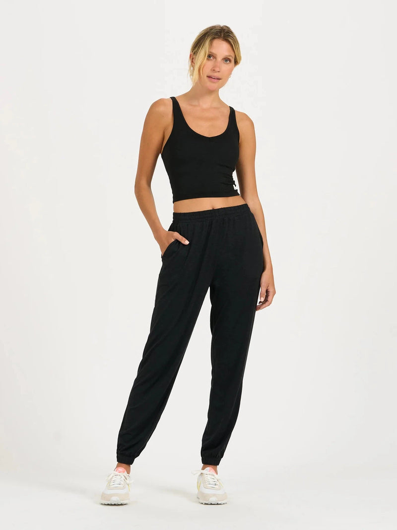 Boyfriend Jogger - Black Heather