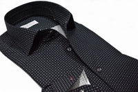 Black w/ White Squares Sport Shirt