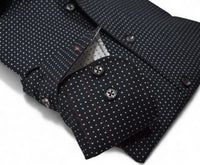 Black w/ White Squares Sport Shirt