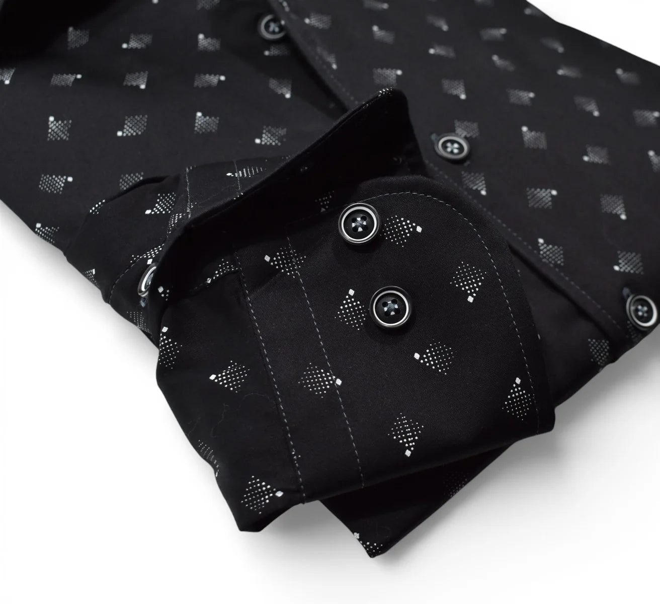Verezzano Black/White Diamond Sport Shirt