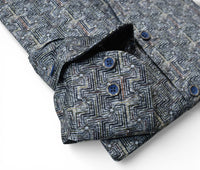 Grey Slate Maze Sport Shirt
