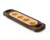 Medium Wood Candle Tray - Tobacco Bark