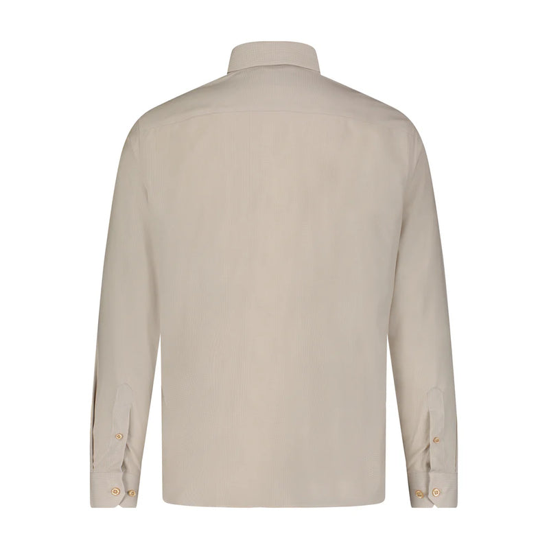 White Sand Mini Geo Print Performance Shirt