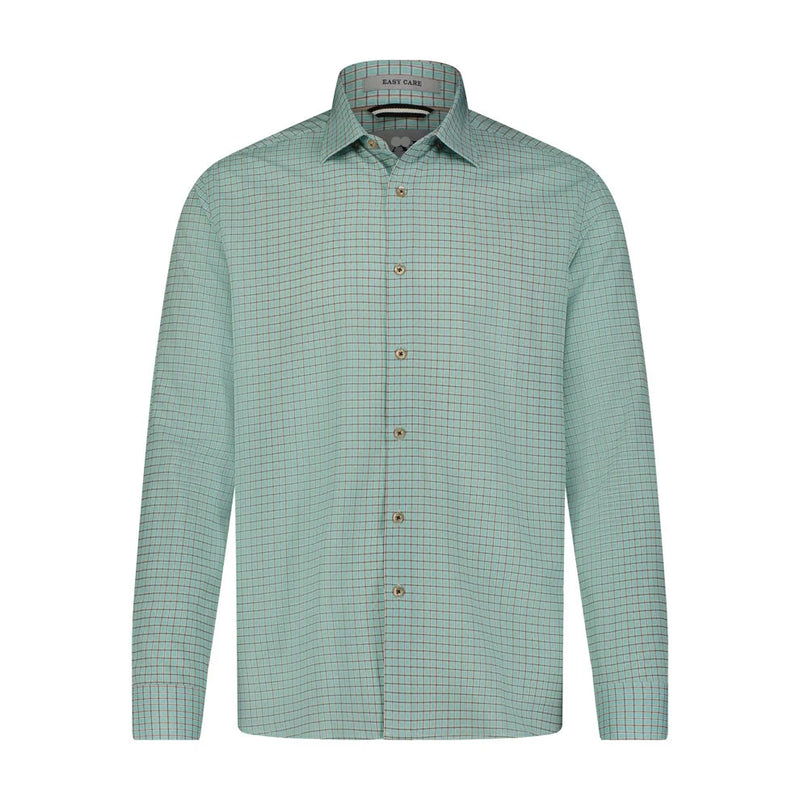 Pistachio Sand Check Performance Shirt