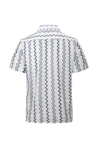 White Chevron Sport Shirt