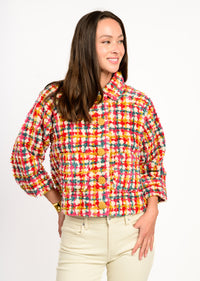 Plaid Shag Jacket