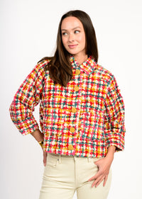 Plaid Shag Jacket