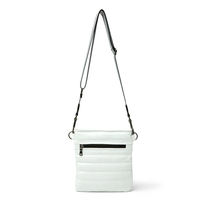 Sidewalk Crossbody - White Patent