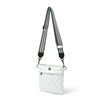 Sidewalk Crossbody - White Patent