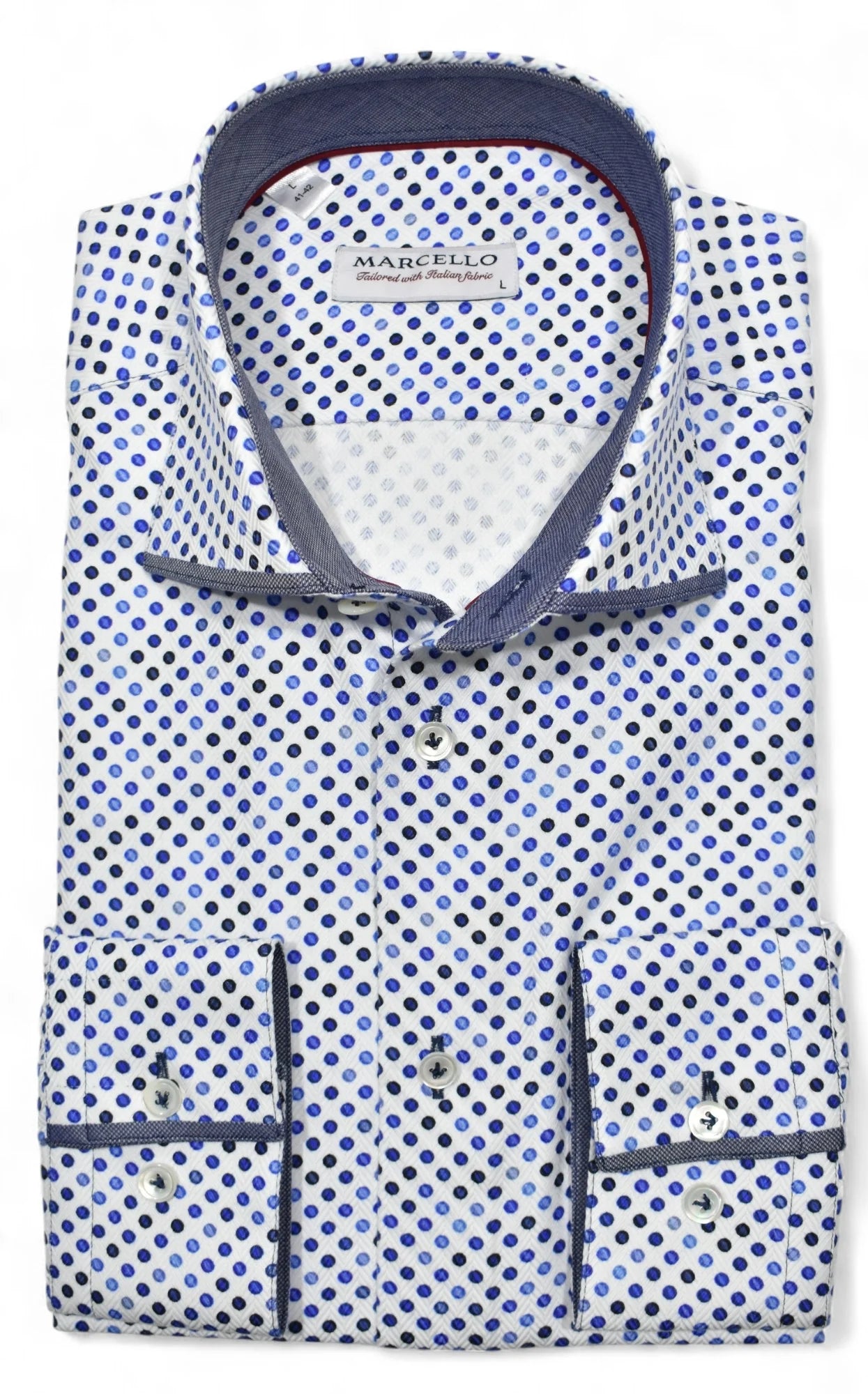 Blue Shade Circles Sport Shirt