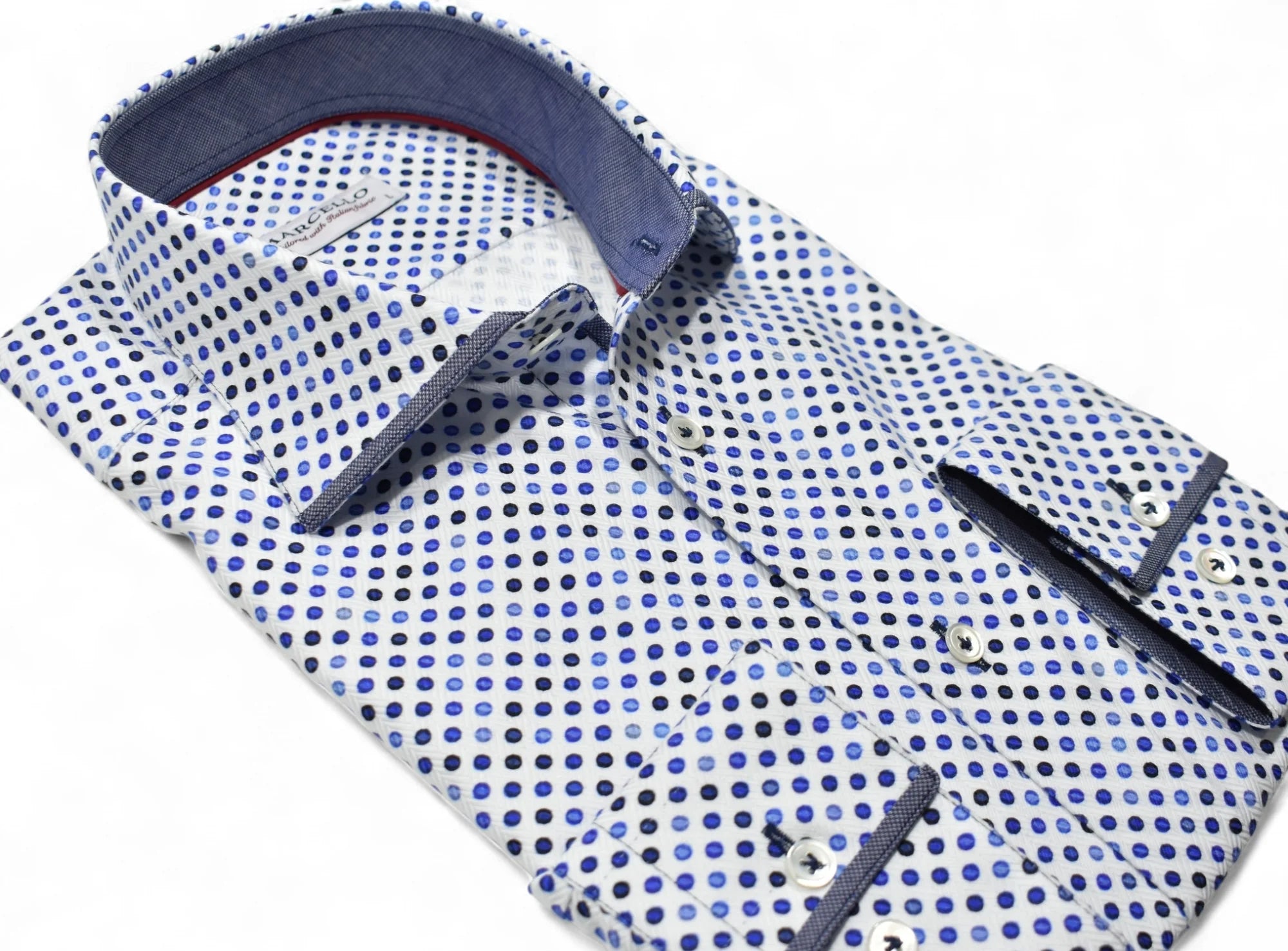 Blue Shade Circles Sport Shirt