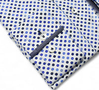 Blue Shade Circles Sport Shirt