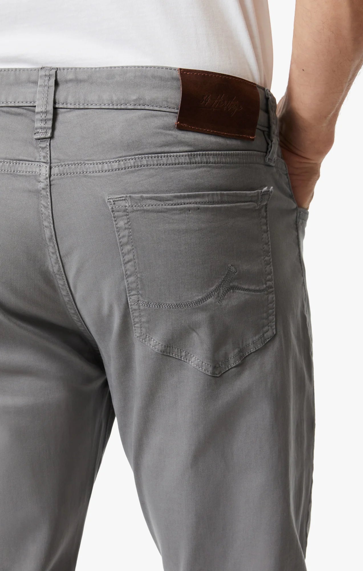 Relaxed Straight Leg Pants - Shark Twill