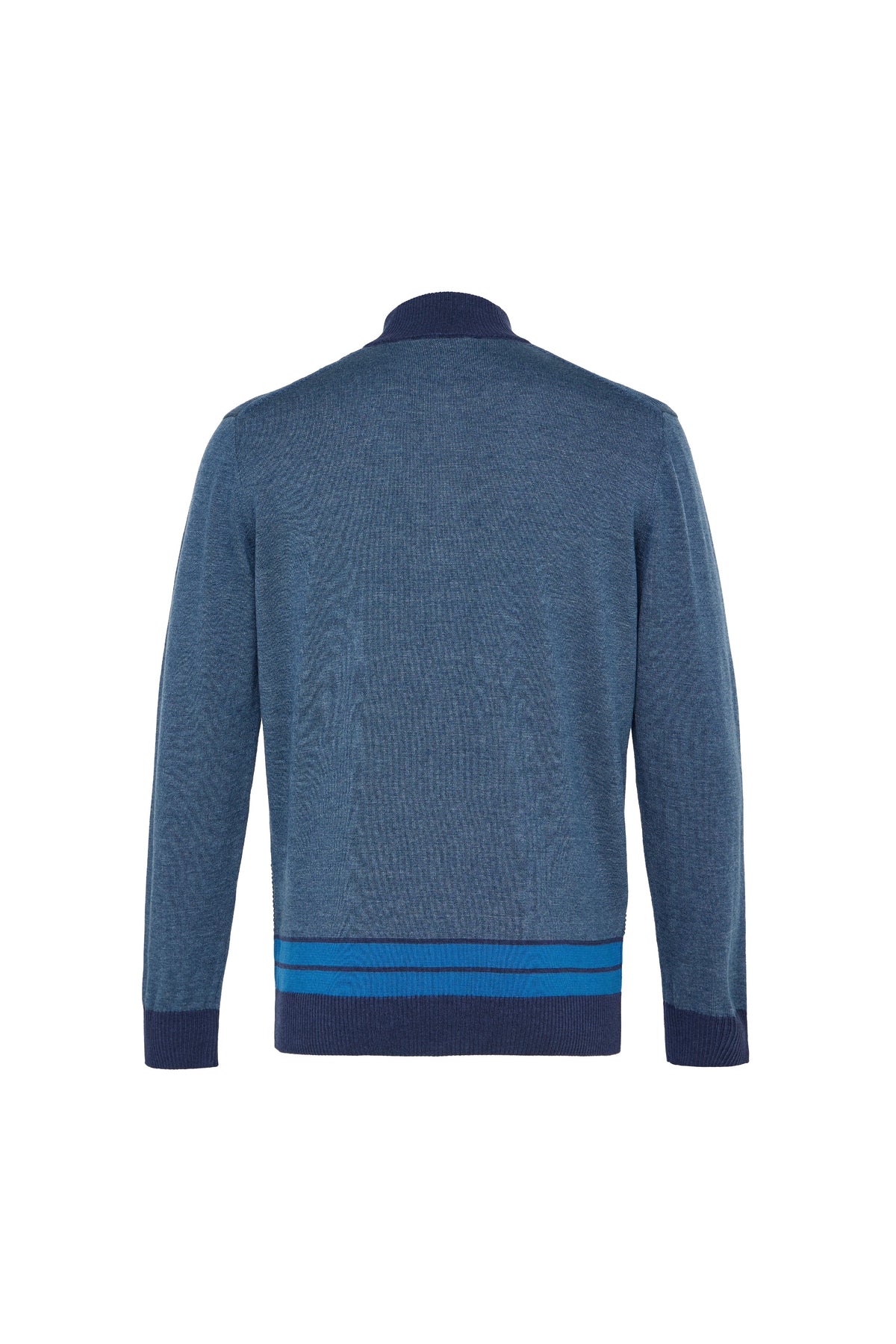 Mélange Indigo Knit Sweater Clothier to The King